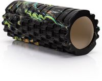 Springos Rouleau de massage Actiget - Massage par points de déclenchement - 33 CM - Medium Ferme - Noir