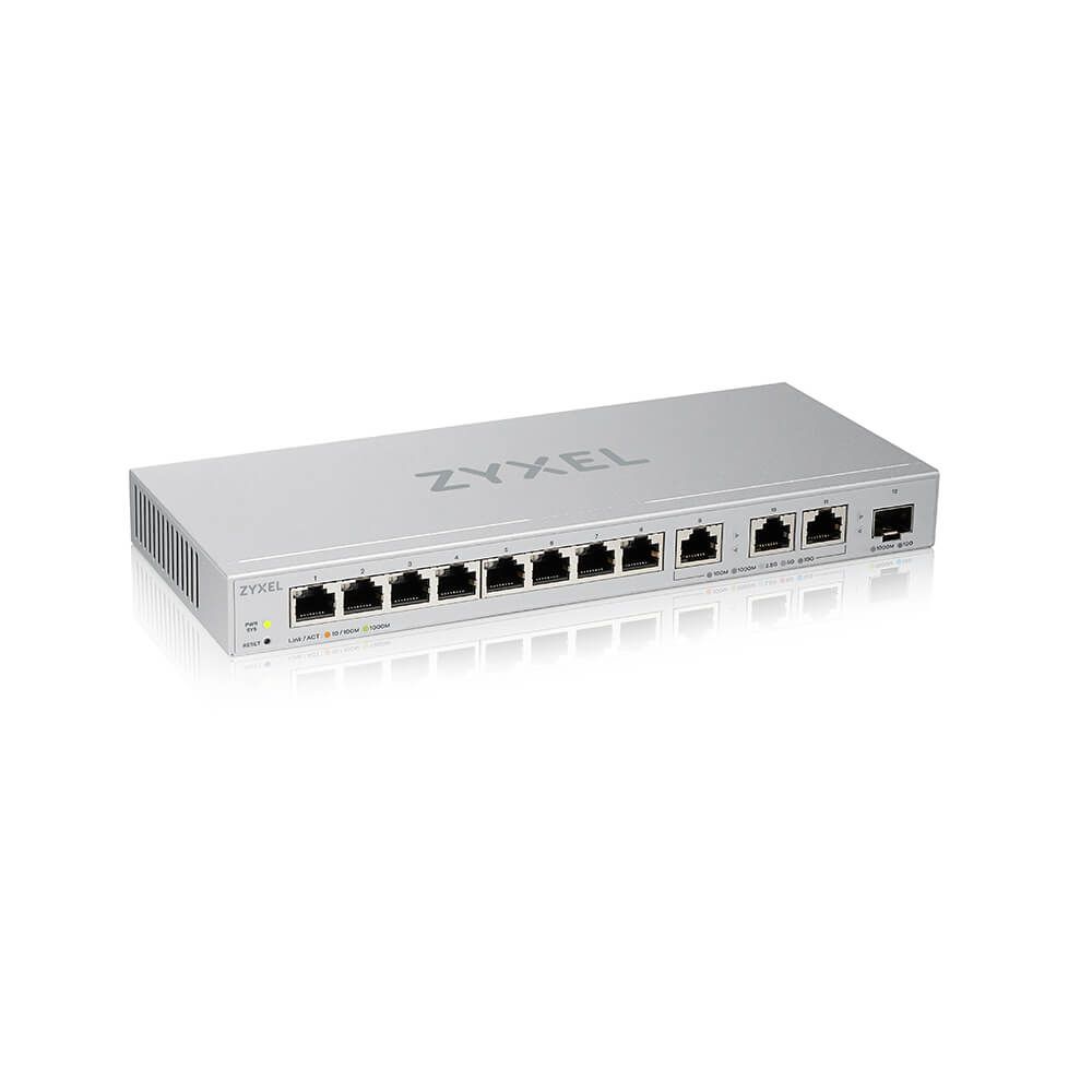 Zyxel XGS1250-12 - Managed 10G Ethernet Switch - Grijs