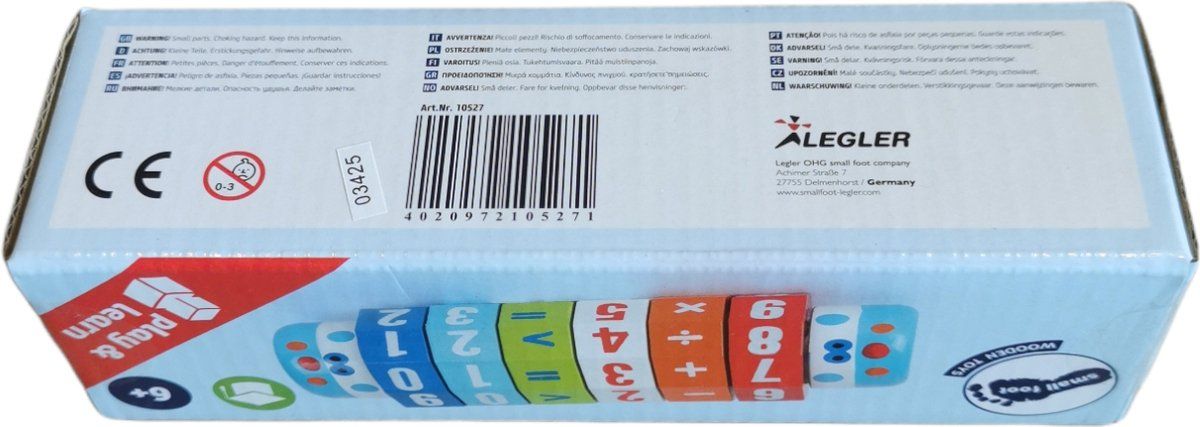 Small Foot by Legler small foot - Rolling Calculator 1x1 - Multicolor