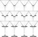 Royal Leerdam Cocktailglazen - 16 stuks - Martini - Glas - 250 ml
