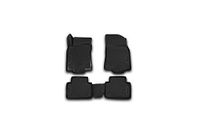 Rubbermatten Element Rubbermatten 3D voor NISSAN X-Trail T32 (III, IIIр), 2013->, 4 delig Element, zwart