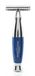 Edwin Jagger Scheermes Razors Double Edge Safety Blue & Chrome DE Safety Ref.R363CRSR 1Stuks | Pour Hommes