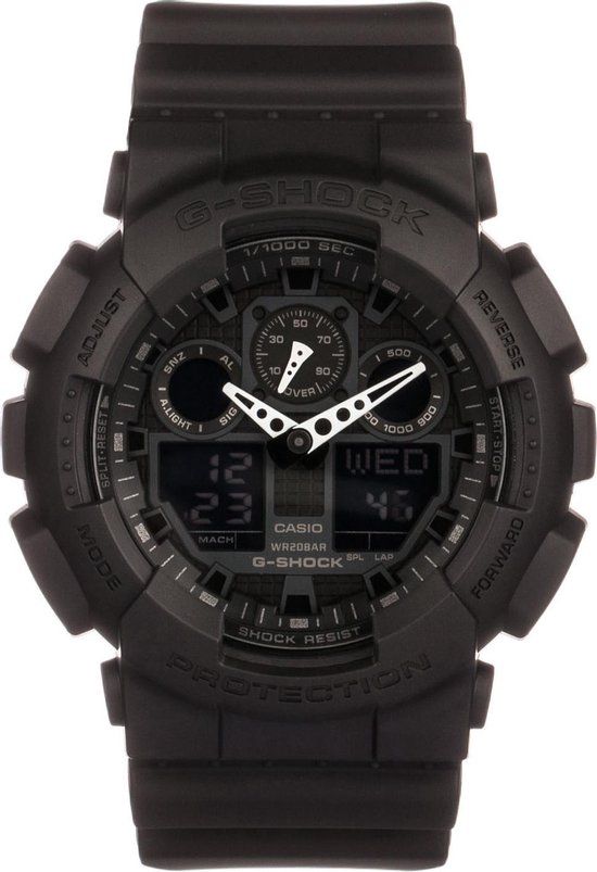 Casio G-Shock GA-100-1A1ER Herenhorloge - Zwart - 52 mm