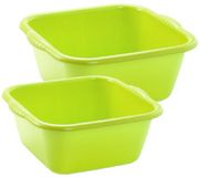 Plasticforte Afwasteilen Set - Kunststof - Groen - 6 & 10 Liter