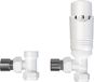 Rosani Classic universele radiator aansluitset haaks - mat wit