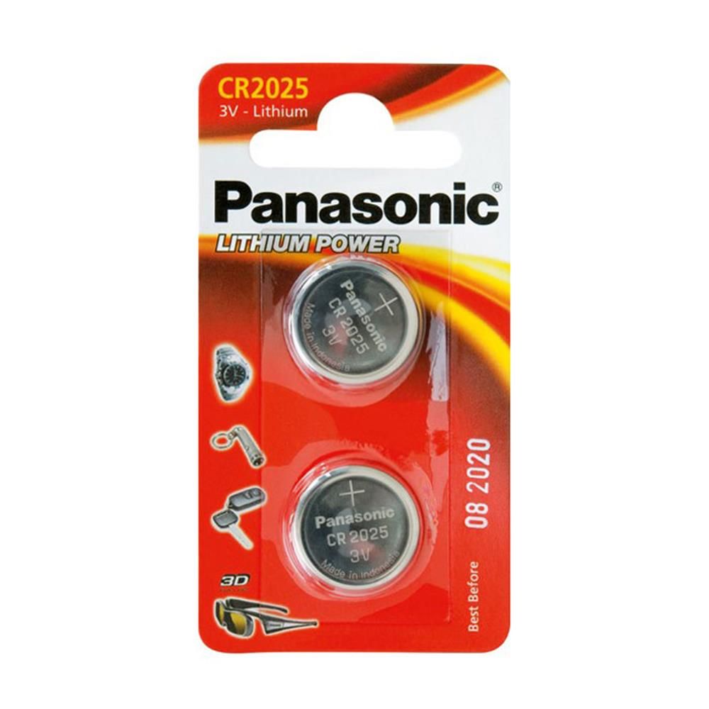 Panasonic CR2025L/2BP - Lithium Batterijen - 2 stuks