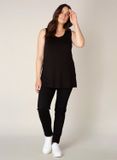 BASE LEVEL CURVY Alicia Top - Black