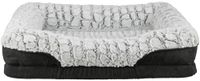 TRIXIE Orthopedisch hondenbed Vital Lino 90 × 65 cm zwart/grijs