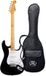 SX Guitare électrique - SST57-BK - Retro Series 57 - Modèle ST - 3x Single Coil - Touche érable - Noir - Housse incluse