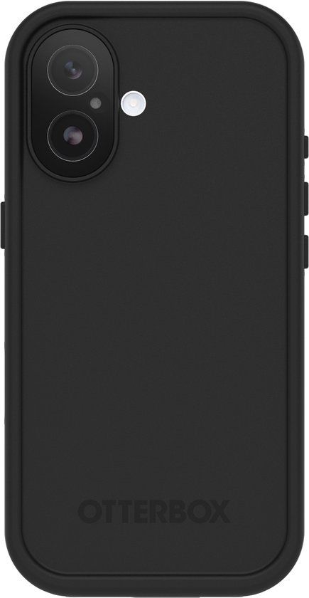 OtterBox Fre Hoesje Geschikt voor Apple iPhone 17 | Compatibel met MagSafe / Qi2 | Full Protect Case | Waterdicht | IP68 | Duurzaam | Zwart