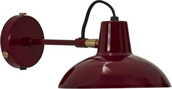 House Doctor Wandlamp Desk Rood 30cm Metaal