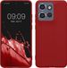 kwmobile telefoonhoesje geschikt voor Motorola Edge 60 Neo / 50 Neo / ThinkPhone 25 - Hoesje voor smartphone - Back cover in rabarber rood