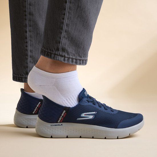 Skechers Slip-ins Go Walk Flex - Hands Up - Heren Instappers - Navy
