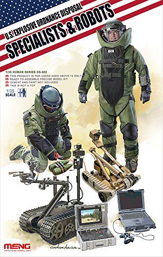 Meng HS003 - 1/35 US Explosive Ordnance Disposal Specialists and Robots