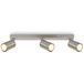 BRILONER - Plafondlamp draaibaar, GU10 fitting, max. 9 W, plafondlamp, lamp, woonkamerlamp, slaapkamerlamp, keukenlamp, plafondspot, plafondverlichting, 44 cm, nikkel mat