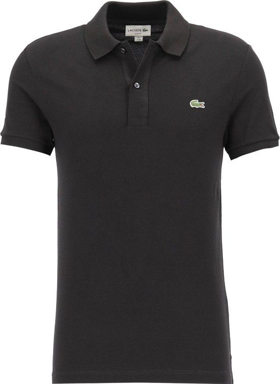 Lacoste Polo Piqué - Slim fit - Black - Maat 6 XL