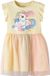 Robe tulle Double Cream Manches courtes Coton/Polyester