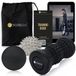 BOZEERA Voetmassage Roller Set - Voetroller - Massageballen - Lacrosse Massage Bal - Triggerpoint Bal - Plantar Fasciitis - Massageroller Set (3stuks) - Inclusief Video Poster & Tas