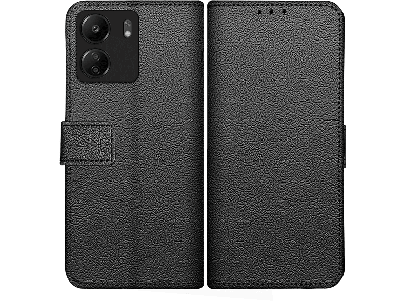 Just In Case Classic Wallet Case for Xiaomi Redmi 13C - Black