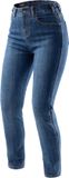 Rebelhorn Classic Dames Motorjeans Blauw Uitgebleekt Maat 30/30