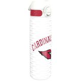 Ion8 Stalen Waterfles, 600 ml/20 oz, Lekvrij, Makkelijk te Openen, Veilige Vergrendeling, Vaatwasserbestendig, Hygiënische Flipcover, Draaggreep, Duurzaam, Reliëfprint, NFL Design