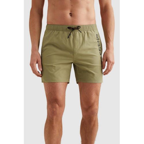 PME Legend zwemshort met logo olijfgroen