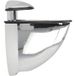 Siso PELIKAN-MINI Clamp Tablet Holder for Glass and Wood Shelves 4-10mm Thick, Polished Chrome