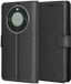 Techsuit Hoesje geschikt voor HONOR Magic8 Lite - Leather Folio Book Wallet Case - Zwart