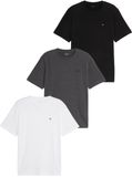 TOM TAILOR Chemise gris foncé / noir / blanc