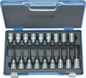 Gedore 6138510 Dopsleutel-bitinzetset 1/2 (12.5 mm) 18-delig