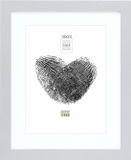 Deknudt Frames fotolijst - zilver met passe-partout - 13x18 / 18x24 cm