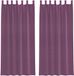 vidaXL Gordijnen met lussen 2 stuks 140x245 cm paars