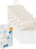 Merkloos / Sans marque Arte Regal Vocht opnemende korrels 650 gram - 5x - Tegen schimmel/condens/geur - kledingkasten - vochtvanger aan ophang haak - 14 x 26 x 3 cm