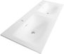Brauer Glacier Lavabo - 140 cm - Blanc mat - Lavabo double