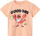 NAME IT Jongens T-shirt met korte mouw en ronde hals, maat 92, Peach Pearl