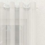 Soleil d'ocre Charlotte 135 x 250 cm Eyelet Voile Curtain