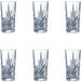 Unyqoos® Set van 6 longdrinkglazen transparant