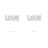 Tamaris Oorstekers Van Sterling Zilver Met Love Schriftzug