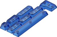 NuPhy toetsenkapset voor mechanisch toetsenbord, Crystal mSA PC, Mystic Indigo