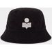 Isabel Marant Haley Hat Black Ecru Taille: 58