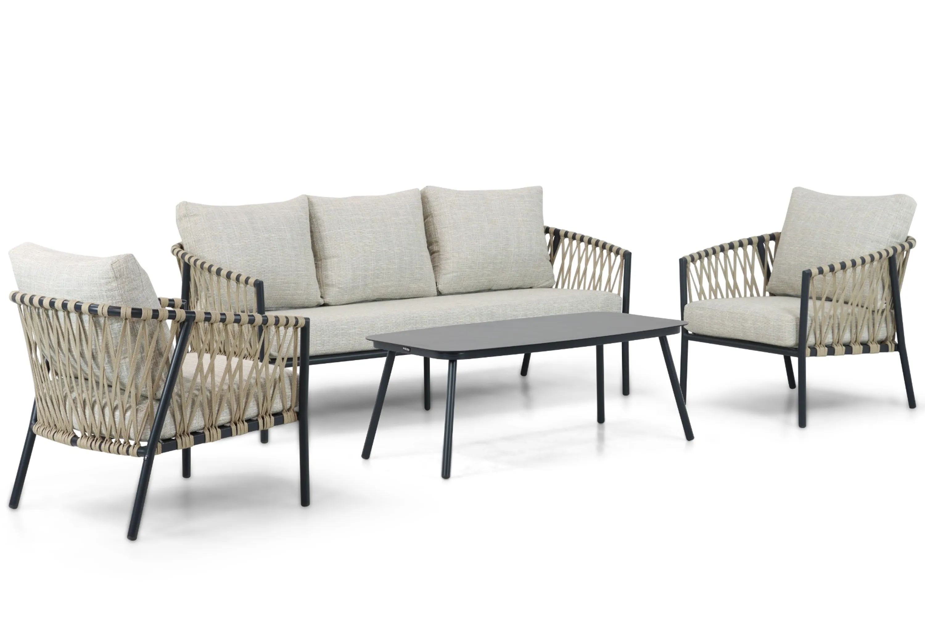 Lifestyle Garden Furniture Lifestyle Feraro stoel-bank loungeset 4-delig