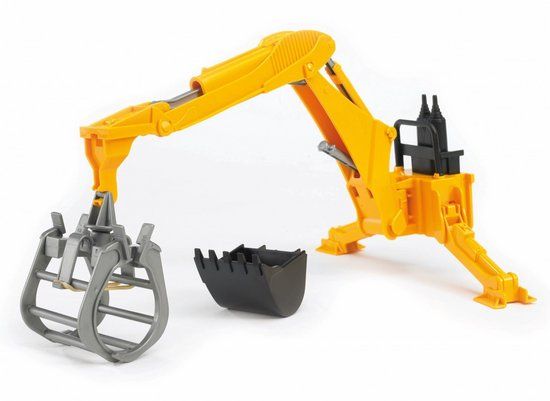 Bruder Graafmachine Achterkant met Grijper - 2338