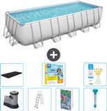 Bestway Rechthoekig Power Steel Zwembad - 640 x 274 x 132 - Grijs