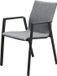 AVH-Collectie Nancy dining tuinstoel stapelbaar antraciet aluminium textileen