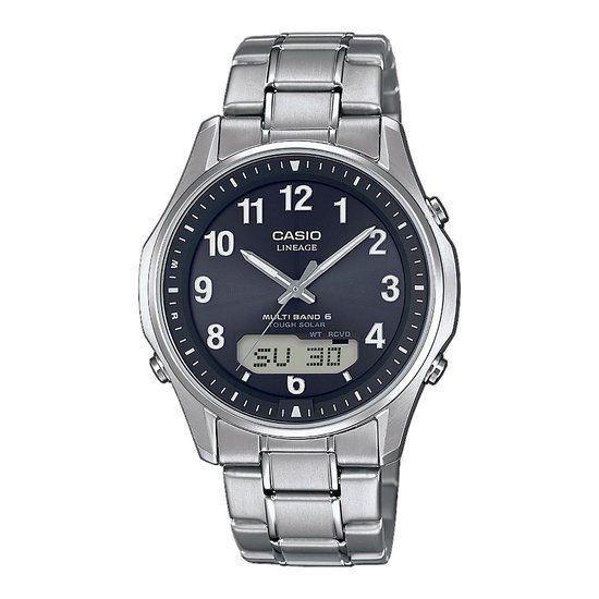 Casio Radio Controlled LCW-M100TSE-1A2ER Herenhorloge 40 mm - Zilverkleurig