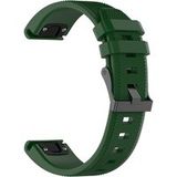 Techsuit Bracelet W058 pour Garmin Watch Fenix Series, 26mm, Vert Foncé