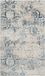 Safavieh Distressed Indoor Woven Area Rug, Artifact Collection, ATF237, Blauw & Creme, 91 X 152 cm