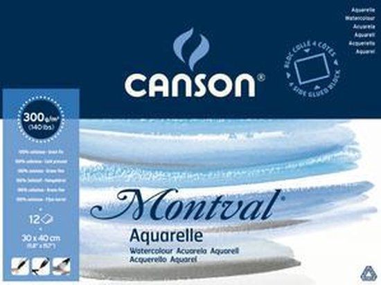 Canson aquarelblok 'Montval', DIN A3, 100 vellen