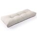 SUNROX LokGrip Antislip Tufted Memory Foam Bankkussen, FadeShield Waterbestendig Duurzaam Dikker Binnen/Binnenbank Zitkussens 48x16x4 inch, Crème