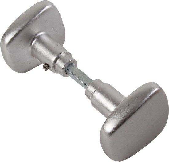 Ami Knopkruk trapezium - 165/75 - 54-61mm deurdikte - aluminium F-1